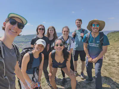 Group shot on the Jenzig