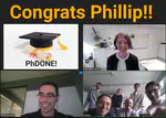 The group's first PhD!